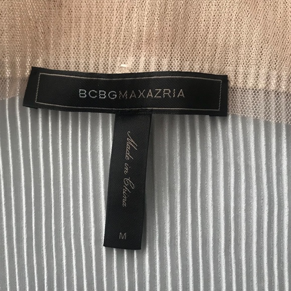 - BCBG Alicia pleated color block highlow dress - Picture 9 of 9